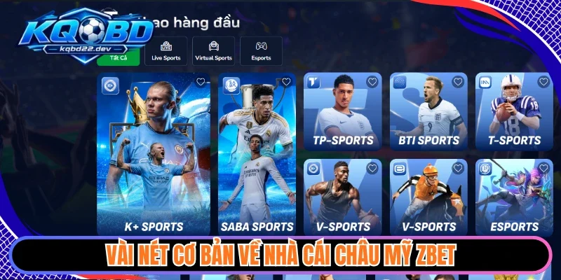 Vài nét cơ bản về nhà cái châu Mỹ Zbet